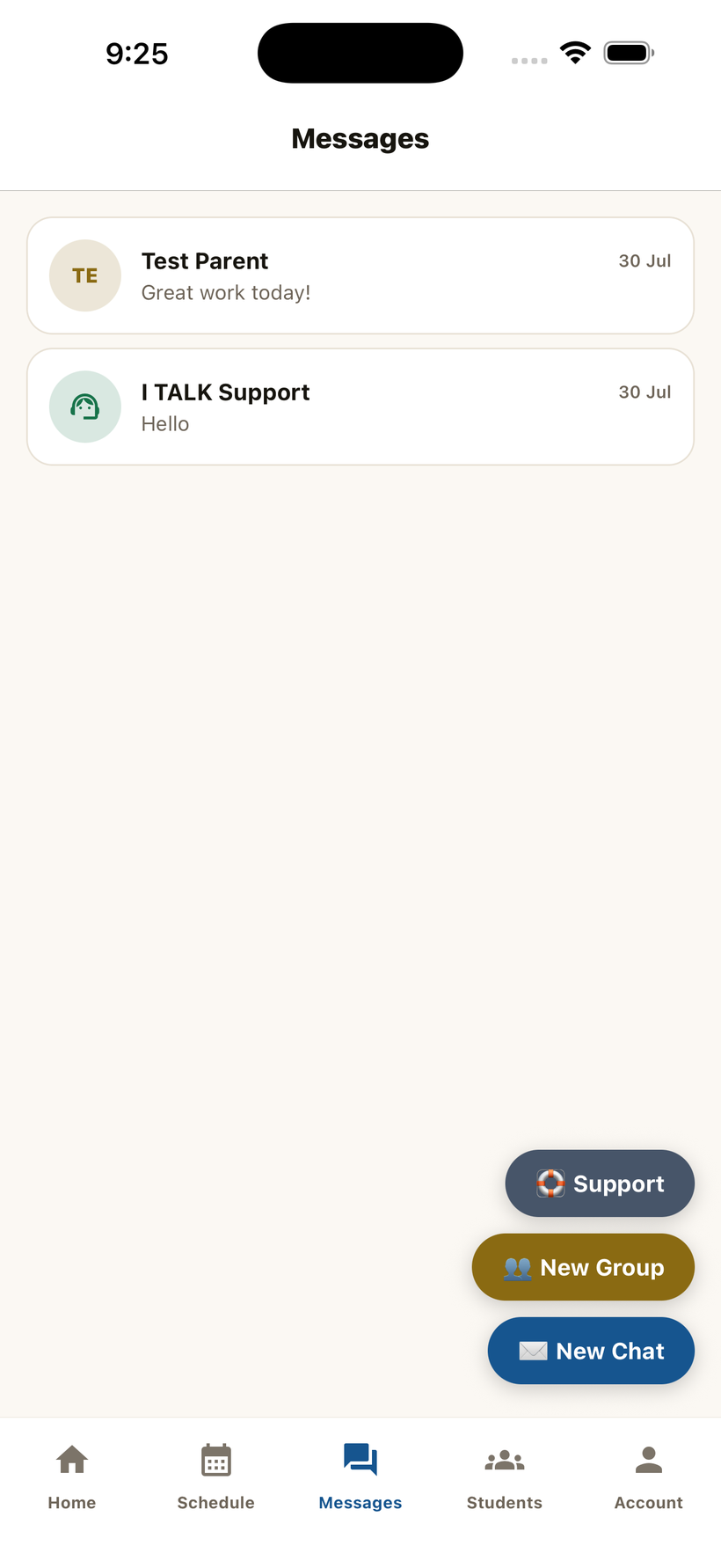 Messages